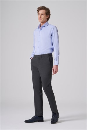 Morven Erkek Füme Yünlü Trend Desenli Dynamic Fit Pantolon