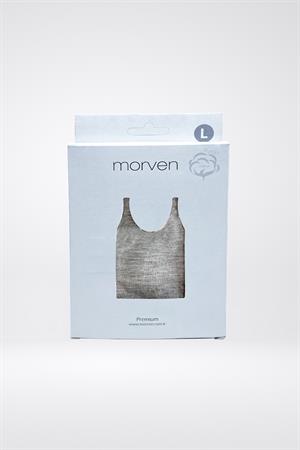 Morven Erkek Gri Basic Düz %100 Pamuk Atlet