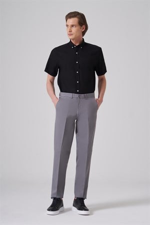 Morven Erkek Gri Pamuk Trend Dynamic Fit Chino Pantolon