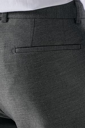 Morven Erkek Gri Poliviskon Trend Desenli Slim Fit Classic Pantolon