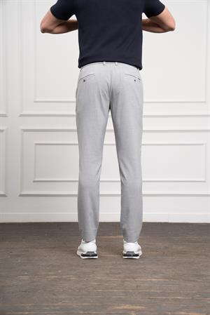 Morven Erkek Gri Slim Fit Dar Kesim İpli Jogger Pantolon