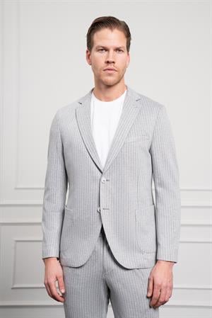 Morven Erkek Gri Trend Slim Fit Mono Yaka Takım Elbise