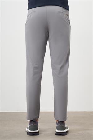 Morven Erkek Gri Yazlık Pamuk Yan Cep Dynamic Fit Chino Pantolon