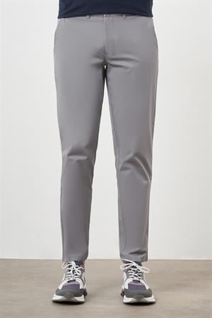 Morven Erkek Gri Yazlık Pamuk Yan Cep Dynamic Fit Chino Pantolon