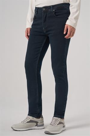 Morven Erkek Haki Denim 5 Cep Slim Fit Jean Kot Pantolon