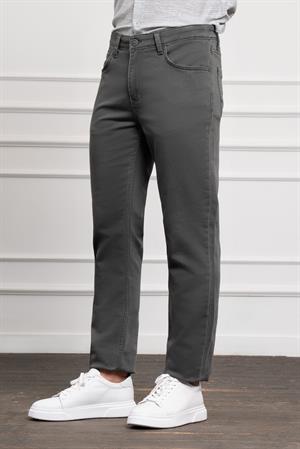Morven Erkek Haki Mevsimlik Pamuk 5 Cep Dynamic Fit Jean Pantolon