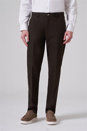 Morven Erkek Haki Pamuk Trend Dynamic Fit Chino Pantolon