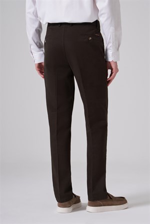 Morven Erkek Haki Pamuk Trend Dynamic Fit Chino Pantolon