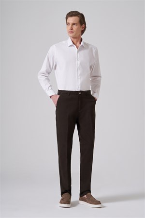 Morven Erkek Haki Pamuk Trend Dynamic Fit Chino Pantolon