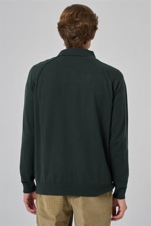 Morven Erkek Haki Trend Core Spun Polo Yaka Dynamic Fit Rahat Kesim Triko