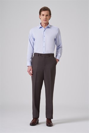 Morven Erkek KAHVE Basic Düz Dynamic Fit Pantolon