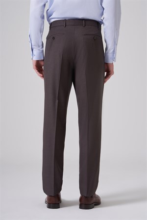 Morven Erkek KAHVE Basic Düz Dynamic Fit Pantolon