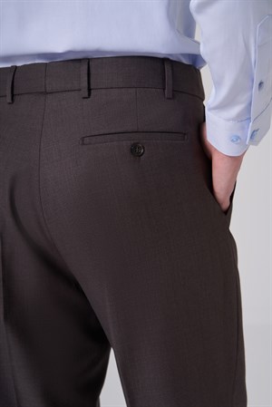 Morven Erkek KAHVE Basic Düz Dynamic Fit Pantolon