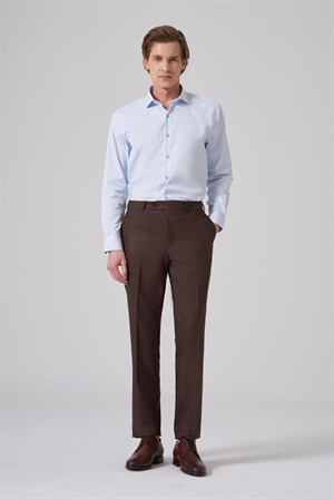 Morven Erkek KAHVE Basic Slim Ft Pantolon