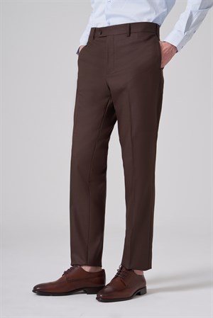 Morven Erkek KAHVE Basic Slim Ft Pantolon