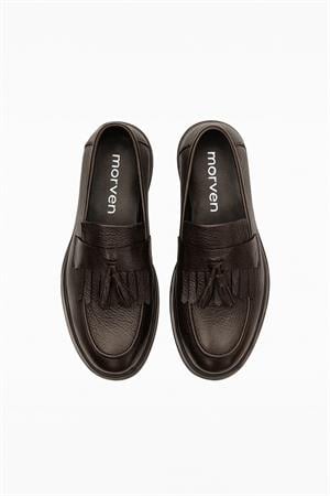 Morven Erkek KAHVE Casual Flotur Eva Taban Deri Ayakkabı