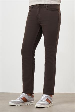 Morven Erkek KAHVE Mevsimlik Pamuk 5 Cep Dynamic Fit Jean Pantolon