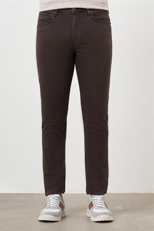 Morven Erkek KAHVE Mevsimlik Pamuk 5 Cep Dynamic Fit Jean Pantolon