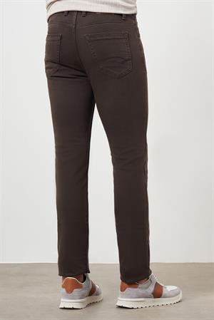 Morven Erkek KAHVE Mevsimlik Pamuk 5 Cep Dynamic Fit Jean Pantolon