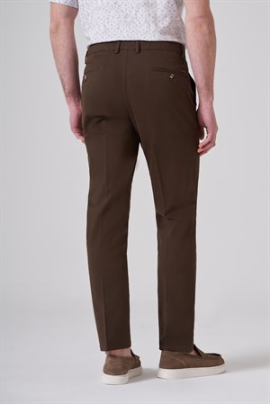 Morven Erkek KAHVE Pamuk Trend Dynamic Fit Chino Pantolon