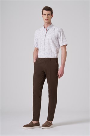 Morven Erkek KAHVE Pamuk Trend Dynamic Fit Chino Pantolon