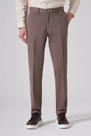 Morven Erkek KAHVE Pamuk Trend Dynamic Fit Chino Pantolon