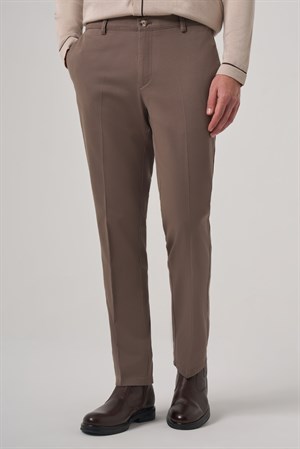 Morven Erkek KAHVE Pamuk Trend Dynamic Fit Chino Pantolon