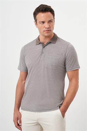 Morven Erkek KAHVE Trend Cepli Polo Yaka T-Shirt