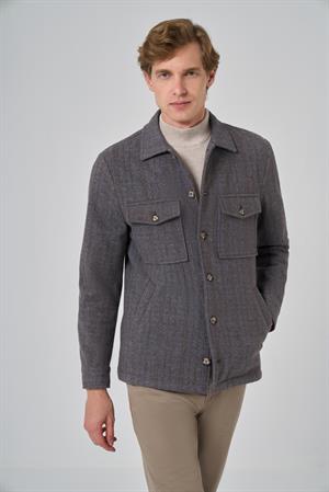 Morven Erkek KAHVE Worker Gömlek Ceket