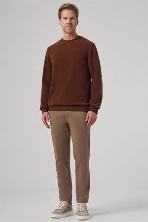 Morven Erkek Kiremit Trend Bisiklet Yaka Sweatshirt