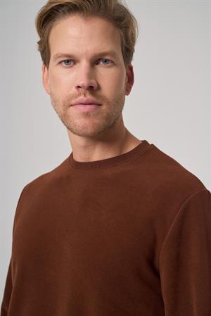 Morven Erkek Kiremit Trend Bisiklet Yaka Sweatshirt