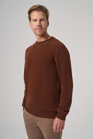 Morven Erkek Kiremit Trend Bisiklet Yaka Sweatshirt