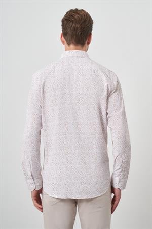 Morven Erkek Kiremit Trend Dynamic Fit İtalyan Yaka Gömlek