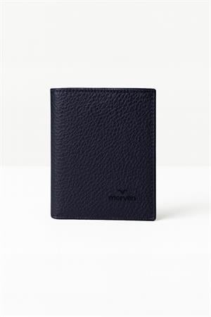 Morven Erkek Lacivert %100 Deri Mıknatıslı Cüzdan