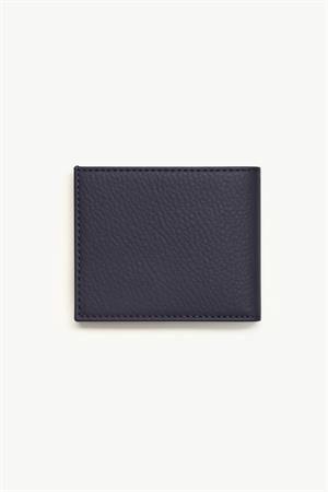 Morven Erkek Lacivert Basic %100 Deri Cüzdan