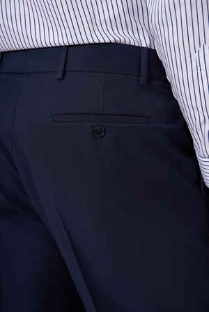 Morven Erkek Lacivert Basic Düz Dynamic Fit Pantolon