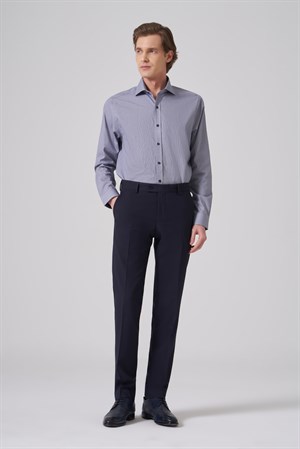 Morven Erkek Lacivert Basic Slim Fit Pantolon