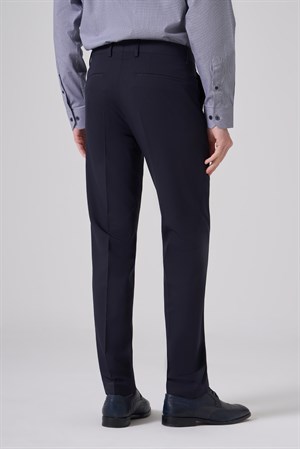 Morven Erkek Lacivert Basic Slim Fit Pantolon
