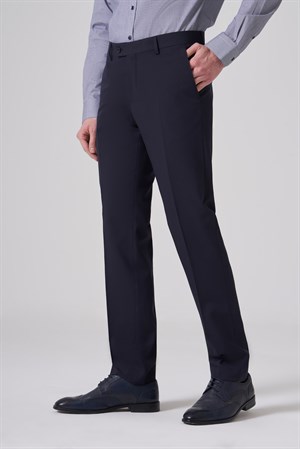 Morven Erkek Lacivert Basic Slim Fit Pantolon