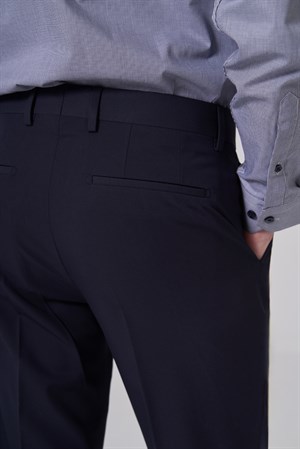 Morven Erkek Lacivert Basic Slim Fit Pantolon