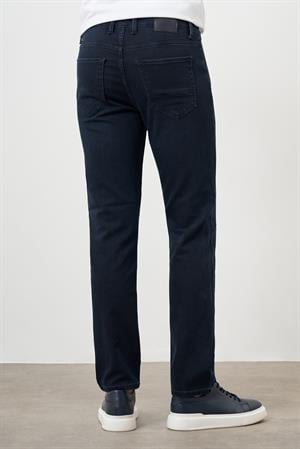 Morven Erkek Lacivert Denim 5 Cep Dynamic Fit Jean Kot Pantolon