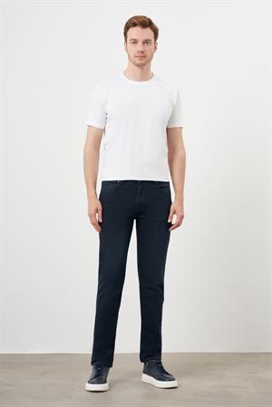 Morven Erkek Lacivert Denim 5 Cep Dynamic Fit Jean Kot Pantolon