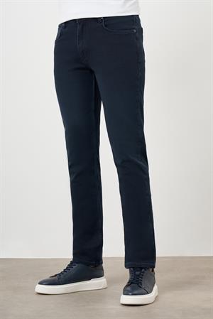 Morven Erkek Lacivert Denim 5 Cep Dynamic Fit Jean Kot Pantolon