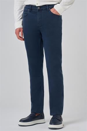 Morven Erkek Lacivert Denim 5 Cep Dynamic Fit Jean Kot Pantolon