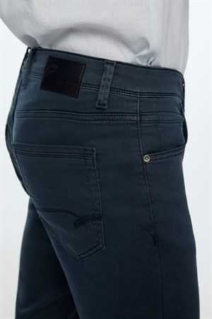Morven Erkek Lacivert Denim 5 Cep Dynamic Fit Jean Kot Pantolon