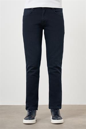 Morven Erkek Lacivert Denim 5 Cep Dynamic Fit Jean Kot Pantolon