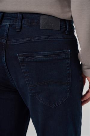 Morven Erkek Lacivert Denim 5 Cep Dynamic Fit Jean Kot Pantolon