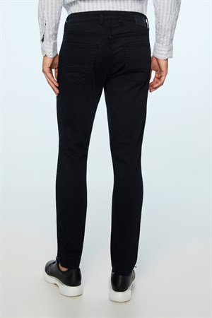 Morven Erkek Lacivert Denim 5 Cep Slim Fit Jean Kot Pantolon