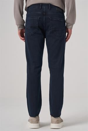Morven Erkek Lacivert Denim 5 Cep Slim Fit Jean Kot Pantolon