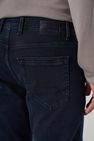 Morven Erkek Lacivert Denim 5 Cep Slim Fit Jean Kot Pantolon